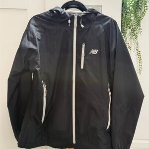 New Balance Black Windbreaker Athletic Jacket